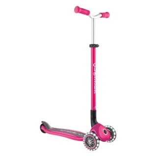 GLOBBER Master Işıklı Katlanabilir Scooter - Fuşya