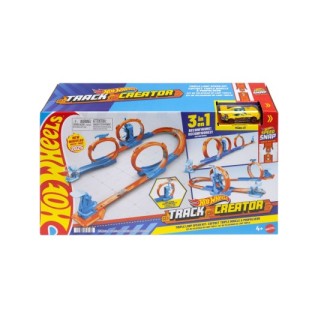 MATTEL Hot Wheels Üçlü Çember Paketi Oyuncak Araba Içeren Pist Oluşturma Seti