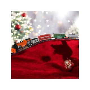 SEHER Işıklı Sesli Duman Atan Buharlı Tren Classic Özel Yapım 3 Şekilde Ray Kurulumu