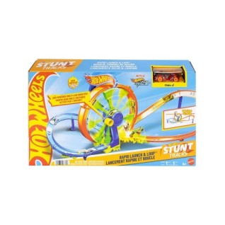 MATTEL Hot Wheels Hızlı Fırlatma ve Döngü Parkuru Oyun Seti