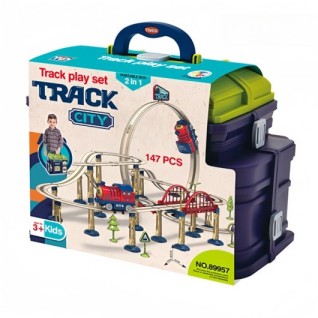 SEHER Demiryolu Oyuncak Trenler 1:5 Montaj Alanı 147 Parça