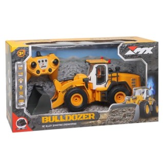Seher Oyuncak 1/18  Uzaktan Kumandalı Şarjlı Duman Çıkartan 9 Kanalllı Bulldozer