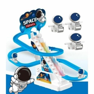 CANDA OYUNCAK Dön Dolaş Astronot Oyunu Merdivenden Çıkıp Kaydıraktan Kayan Astronot