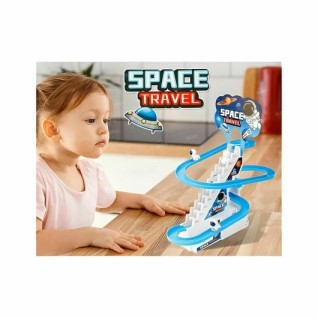 CANDA OYUNCAK Dön Dolaş Astronot Oyunu Merdivenden Çıkıp Kaydıraktan Kayan Astronot