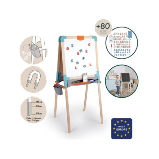 SMOBY Ahşap Yazı Tahtası Çift Taraflı (Manyetik ve Tebeşirli)