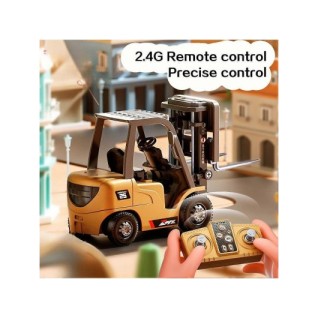 SEHER 1/64 Şarjlı Mini Metal Forklift Uzaktan Kumandalı 