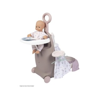 SMOBY Baby Nurse 3'ü 1 Arada Oyuncak Bebek Seyahat Seti