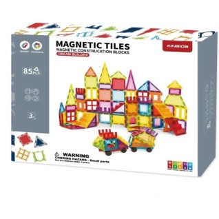 SEHER Manyetik Tiles Renkli 85 Parça Manyetik Bloklar