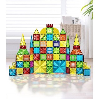 SEHER Manyetik Tiles Renkli 75 Parça Manyetik Bloklar