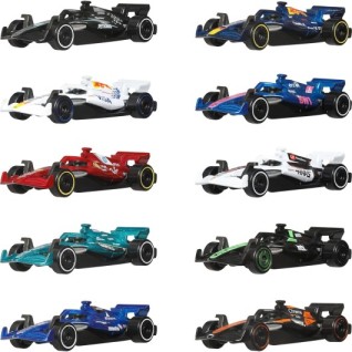 MATTEL Hot Wheels Hot Wheels® Formula 1 10'lu Araba Seti, 2025 Sezonu F1 Yarış Takımının 1:64 Ölçekli