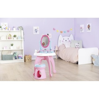 SMOBY Gabby Dollhouse 2'si 1 Arada Ayarlanabilir Kuaför Salonu