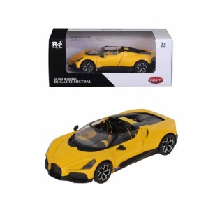 CANDA OYUNCAK RW 1:24 Bugattı Mıstral Dıe-Cast Model Araba Sarı