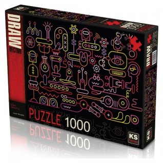 KS 1000 Parça Robot Atölyesi Puzzle 
