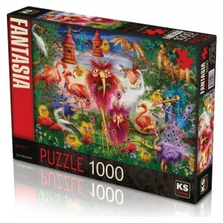 KS 1000 Parça Puzzle Ugly Birds 