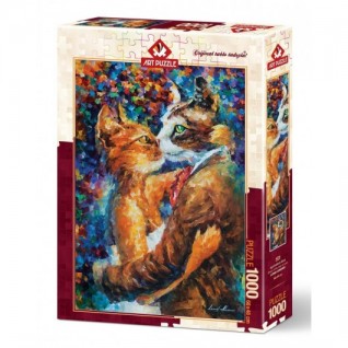 ART PUZZLE Aşık Kedilerin Dansı 1000 Parça Puzzle