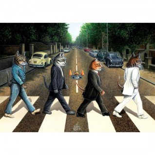 ART PUZZLE Kedi Yolu 1000 Parça Puzzle