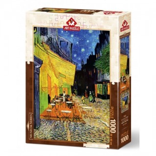 ART PUZZLE Kafe Terasta Gece 1000 Parça Puzzle