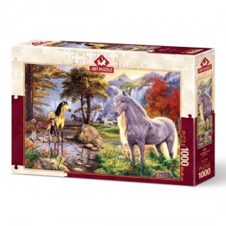 ART PUZZLE Saklı Atlar 1000 Parça Puzzle